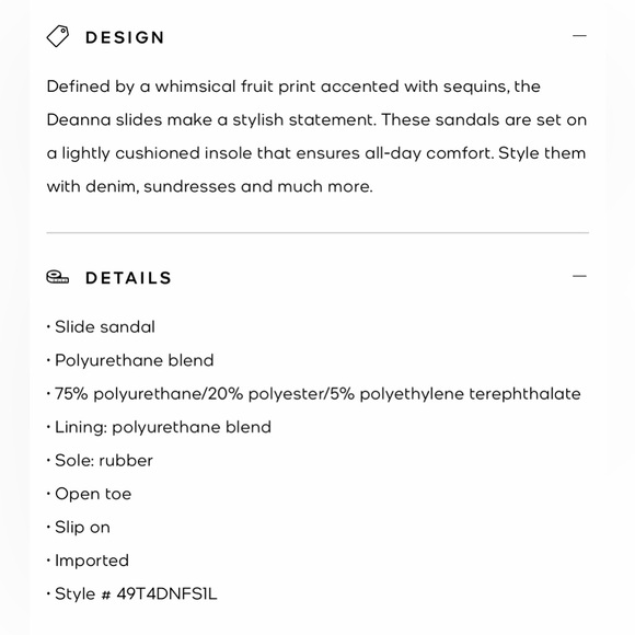 Michael Kors Deanna Sequined Fruit Print Slide Sandal - Picture 9 of 9